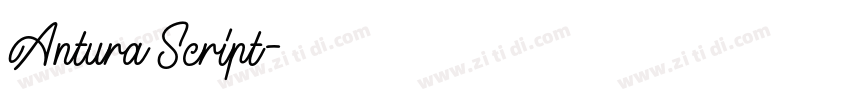 Antura Script字体转换 Antura Script字体转换
